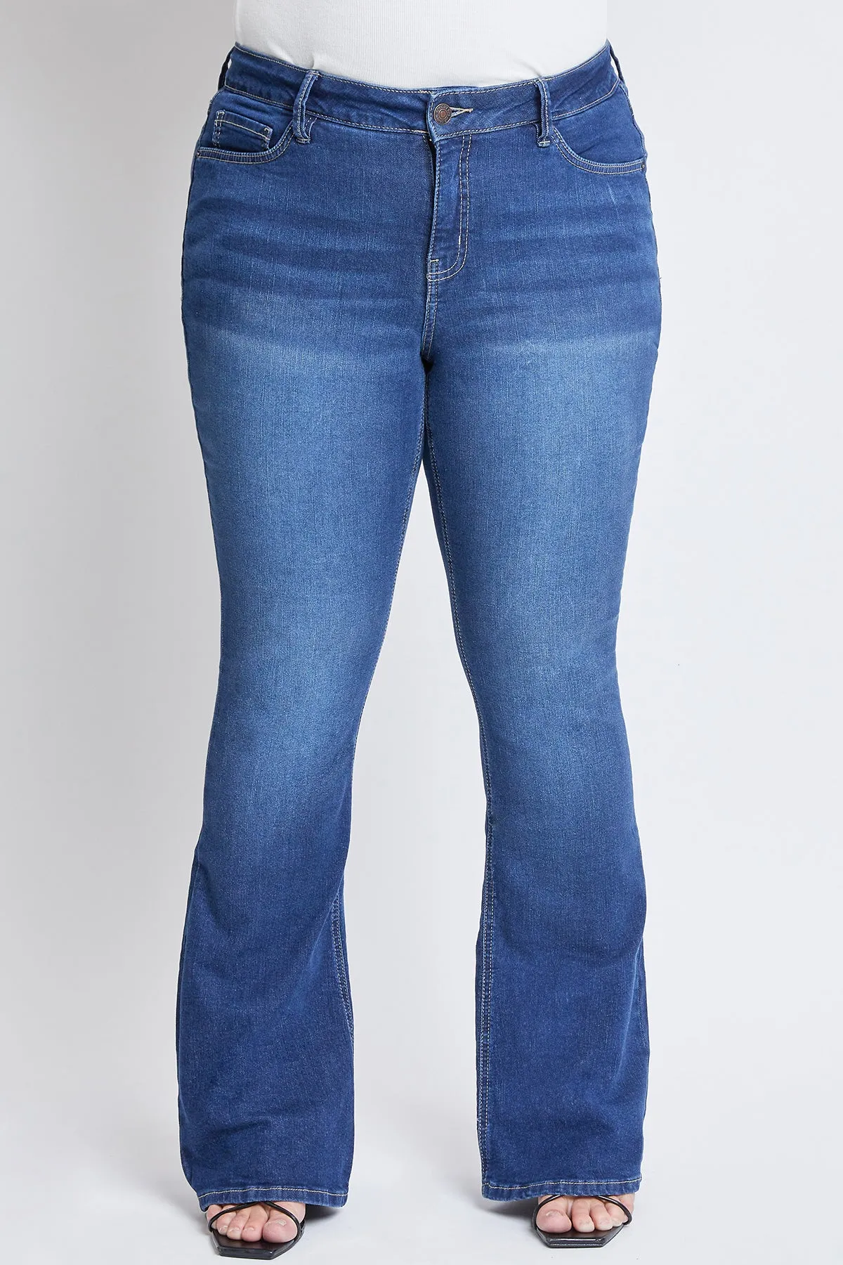 Missy Plus Sustainable Mid-Rise Bootcut Jean, Pack Of 12
