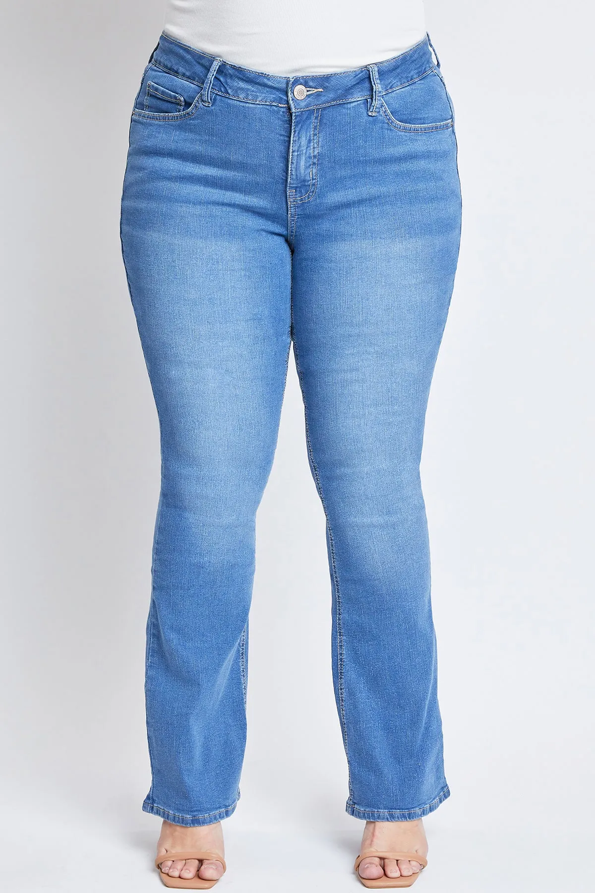 Missy Plus Sustainable Mid-Rise Bootcut Jean, Pack Of 12