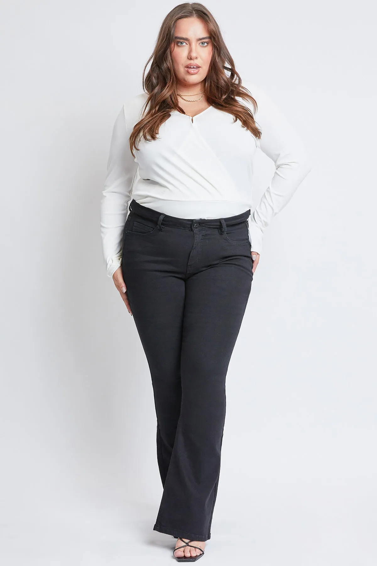 Missy Plus Sustainable Mid-Rise Bootcut Jean, Pack Of 12
