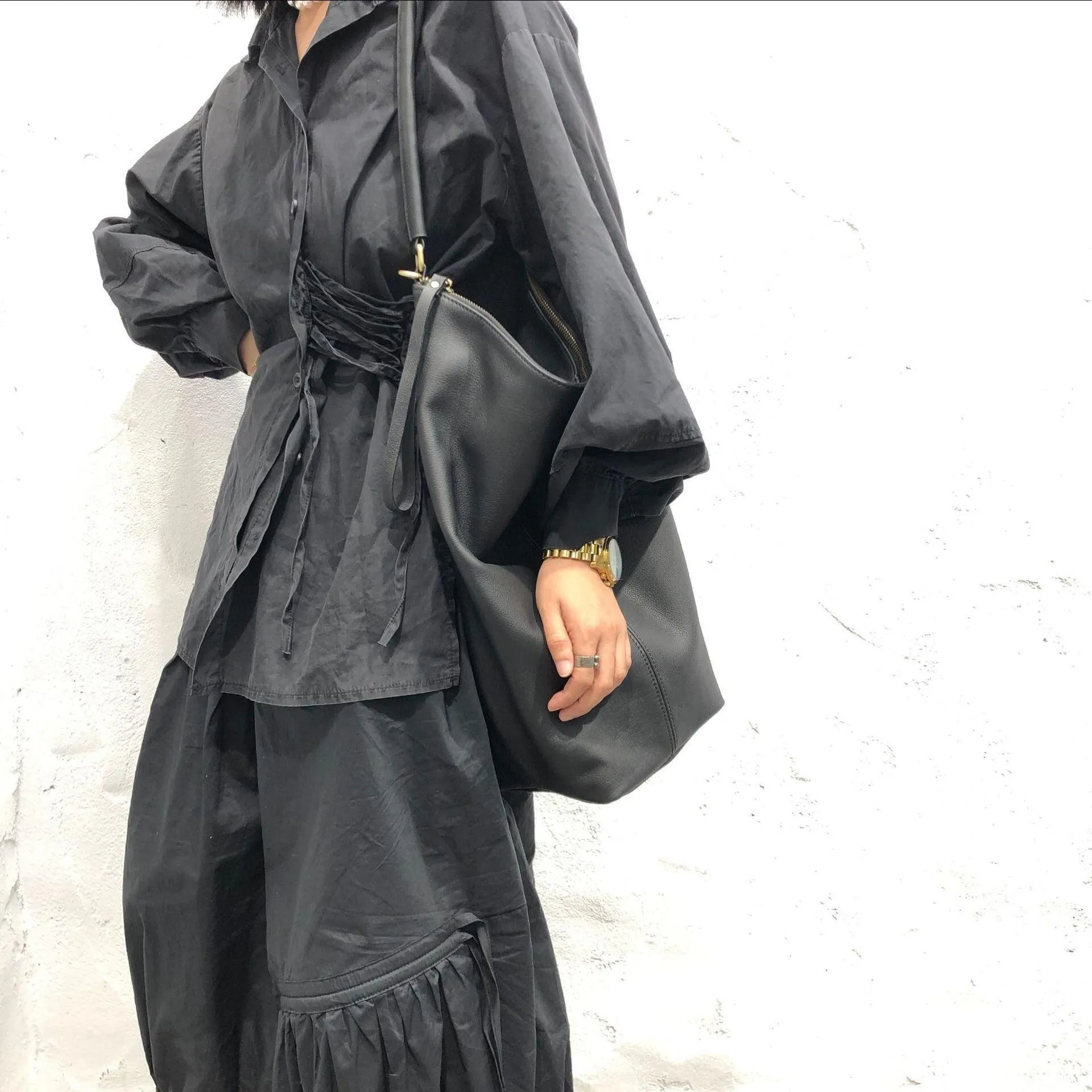Oversized bag Large leather tote bag | Every Day Bag | Women leather bag Slouchy Crossbody Bag, Black Handbag for Women Soft Leather Bag