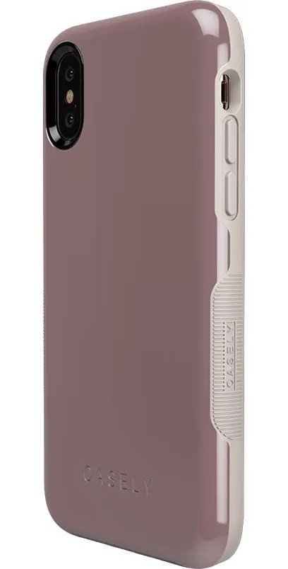 Purple Taupe on Nude | Ultra-Protective Bold Case