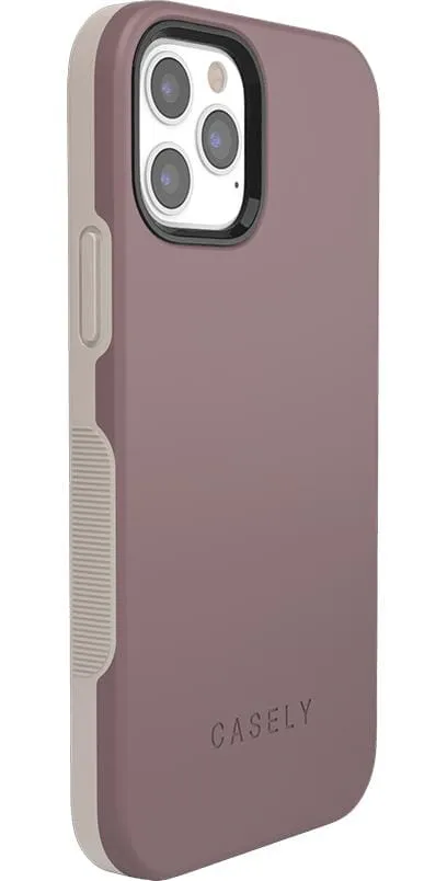 Purple Taupe on Nude | Ultra-Protective Bold Case