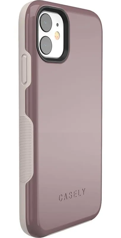 Purple Taupe on Nude | Ultra-Protective Bold Case