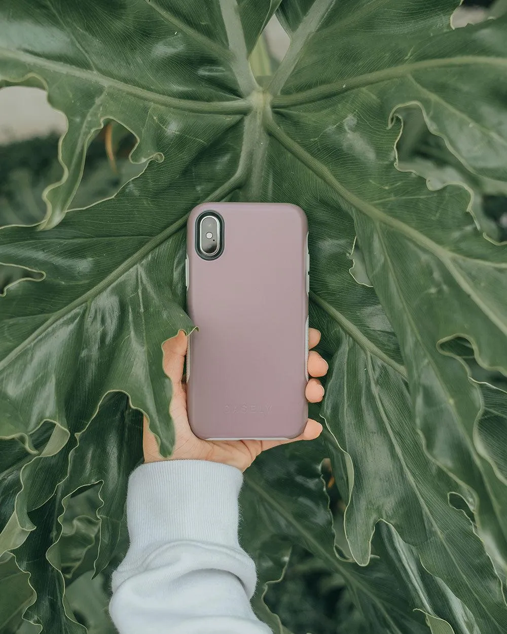 Purple Taupe on Nude | Ultra-Protective Bold Case