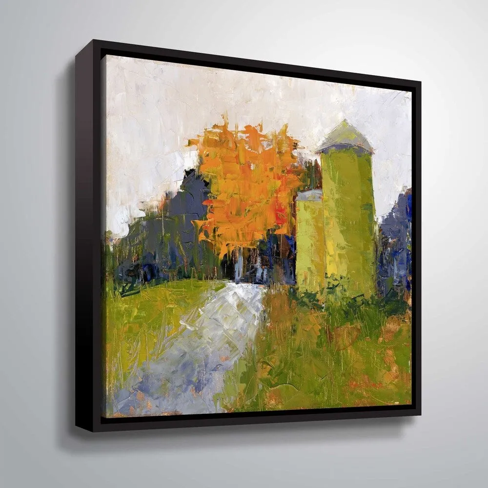 " Silos" Gallery Wrapped Floater-framed Canvas