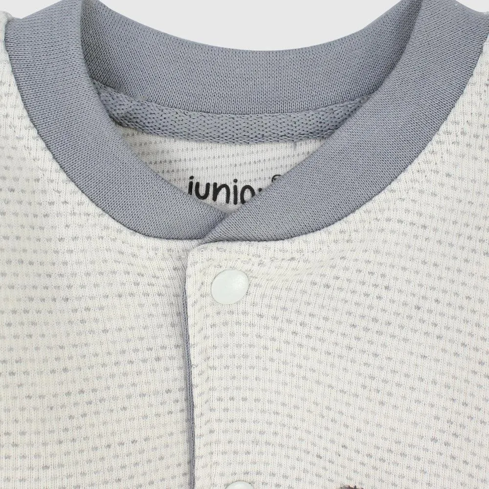"Play" Long-Sleeved Footless Onesie
