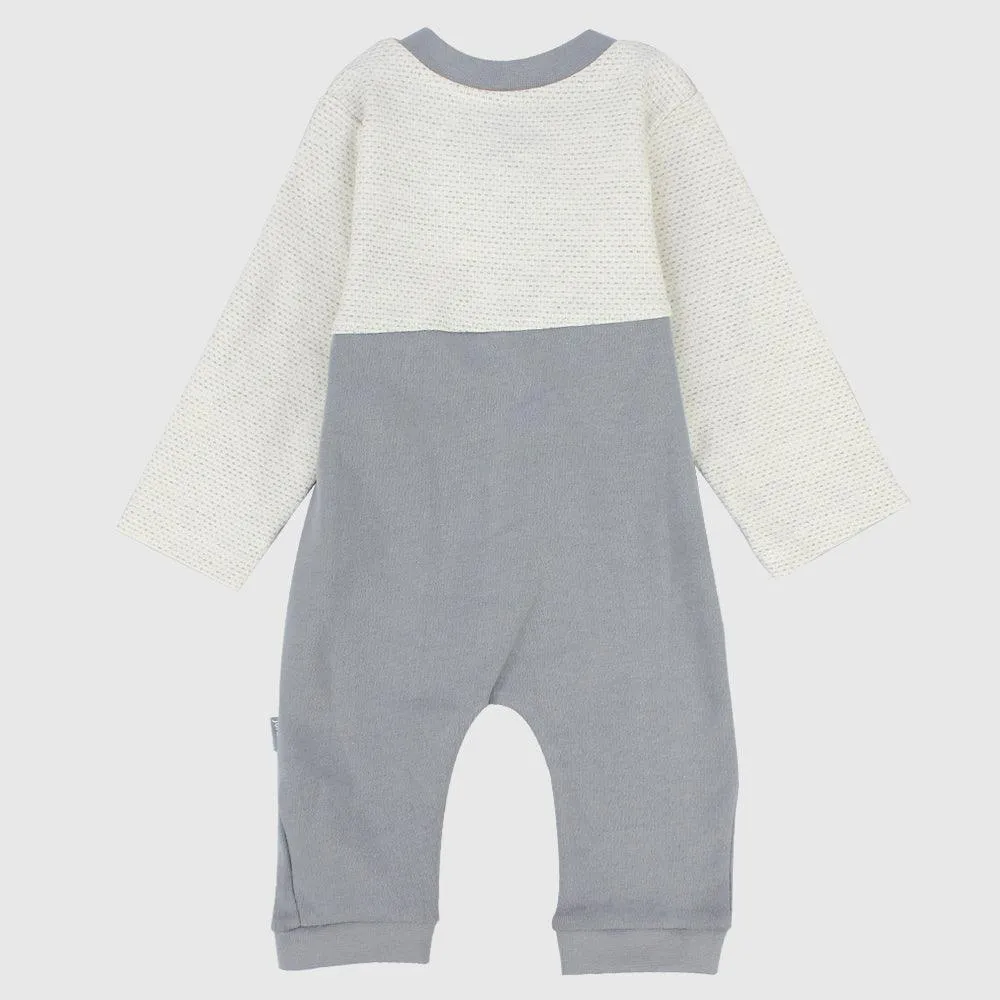 "Play" Long-Sleeved Footless Onesie