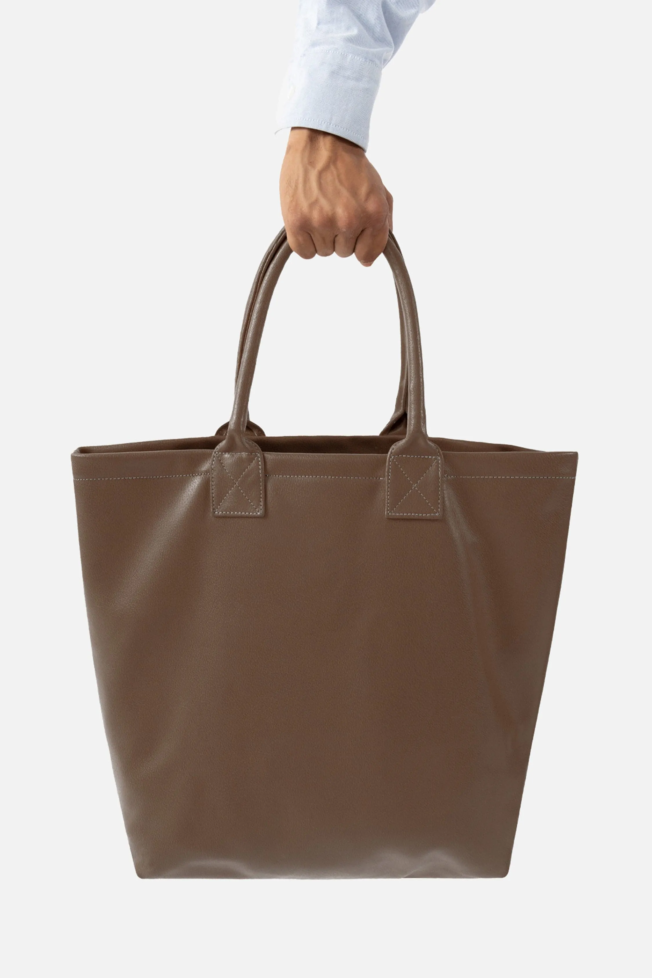 RLH3479 - Unisex Leather Museum Tote