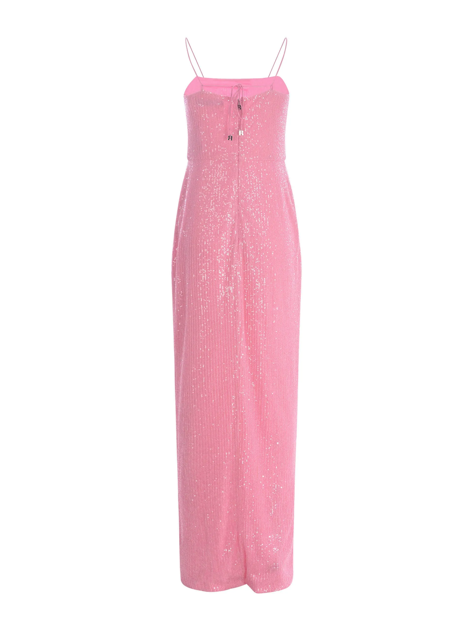 ROTATE Pink Sequin Strap Maxi
