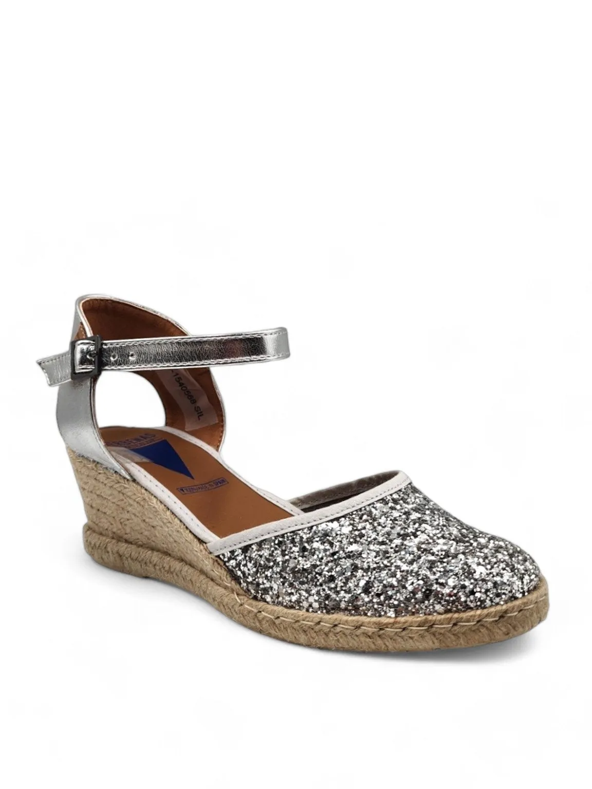 Summer Glitter Wedge Espadrille