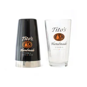 Tito’s Shaker & Pint Glass Set